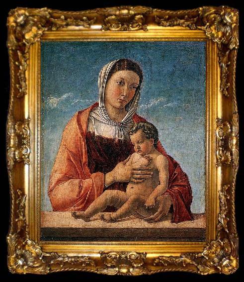 framed  Giovanni Bellini Madonna with the Child, ta009-2